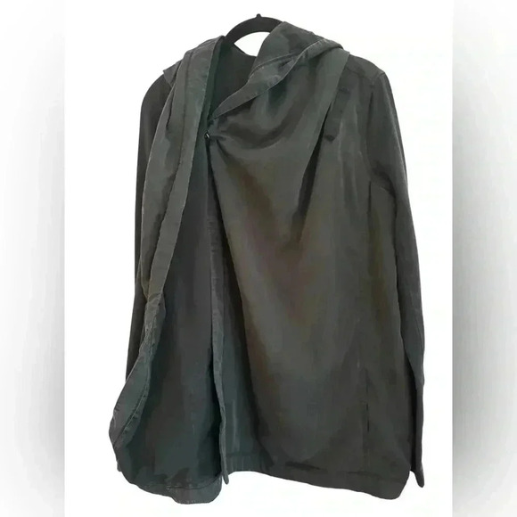 Lululemon Women's Blissed Out Organic Cotton Hooded Wrap Cardigan Sweater - Picture 10 of 15